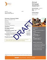 Image of an example Mortgage Statement  document